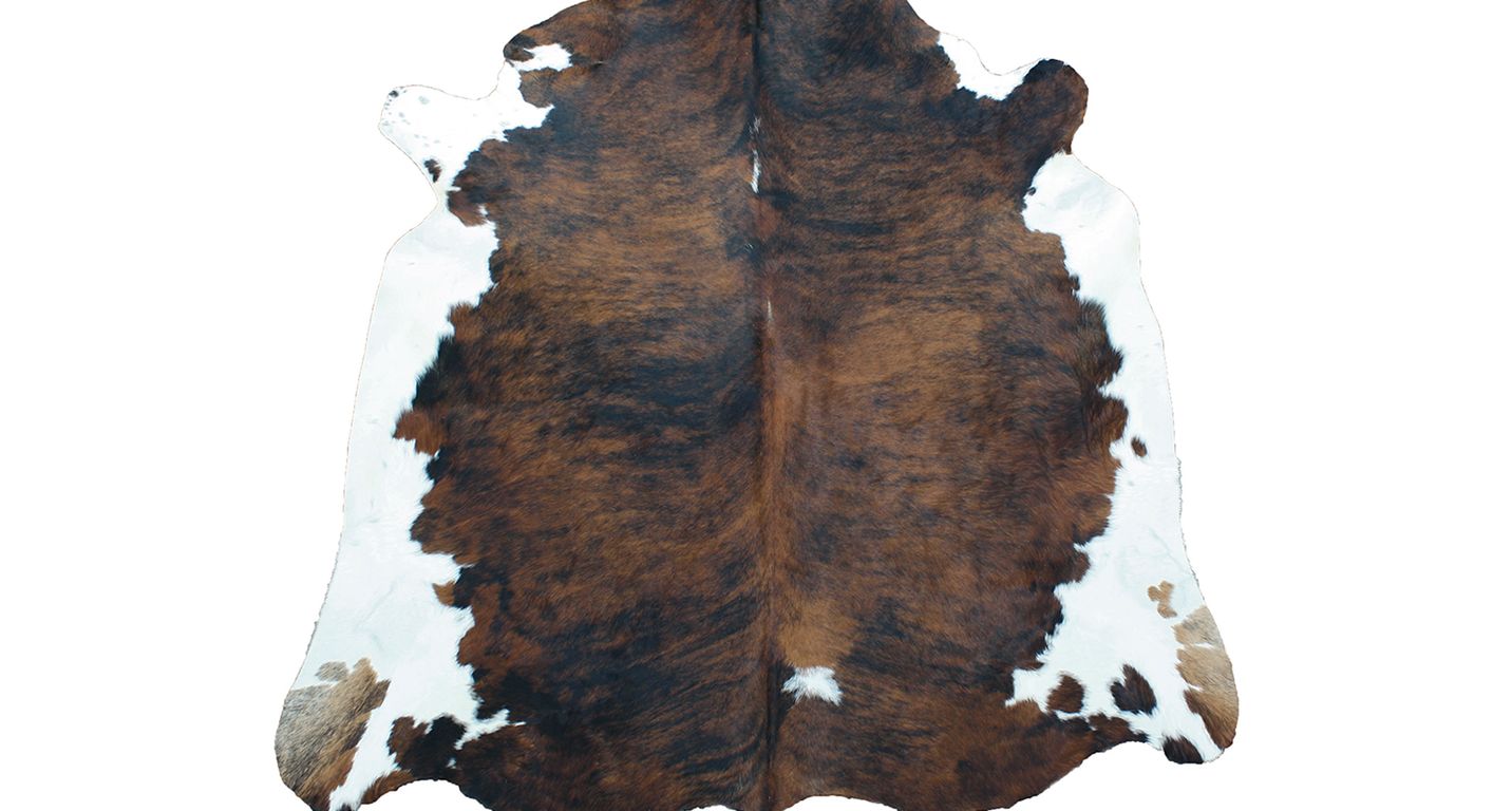 Tapis NORMANDE Maison Tergus, peau de bête  marron, dim 1.90 x 2.10 m