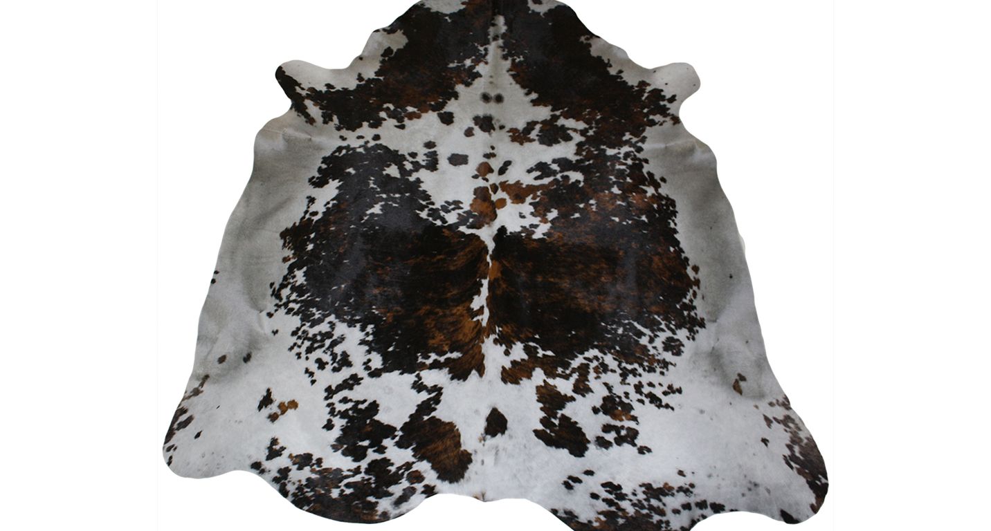 Tapis NORMANDE TEINTEE Maison Tergus, peau de bête  gris, dim 1.90 x 2.10 m