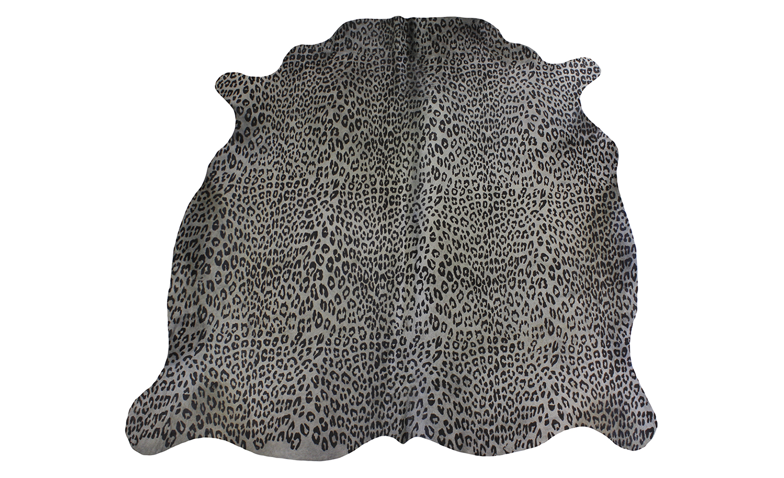 Tapis IMPRIME PANTHERE Tergus, peau de bête  gris, dim 1.90 x 2.10 m