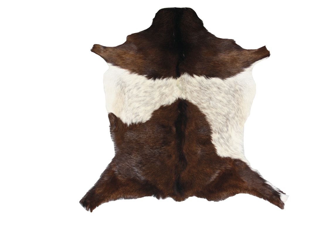 Tapis CHEVRE Maison Tergus, peau de bête  pays, dim 0.90 x 1.20 m