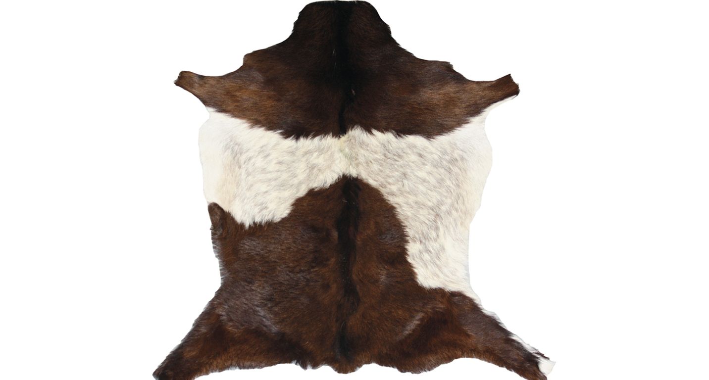Tapis CHEVRE Maison Tergus, peau de bête  pays, dim 0.90 x 1.20 m
