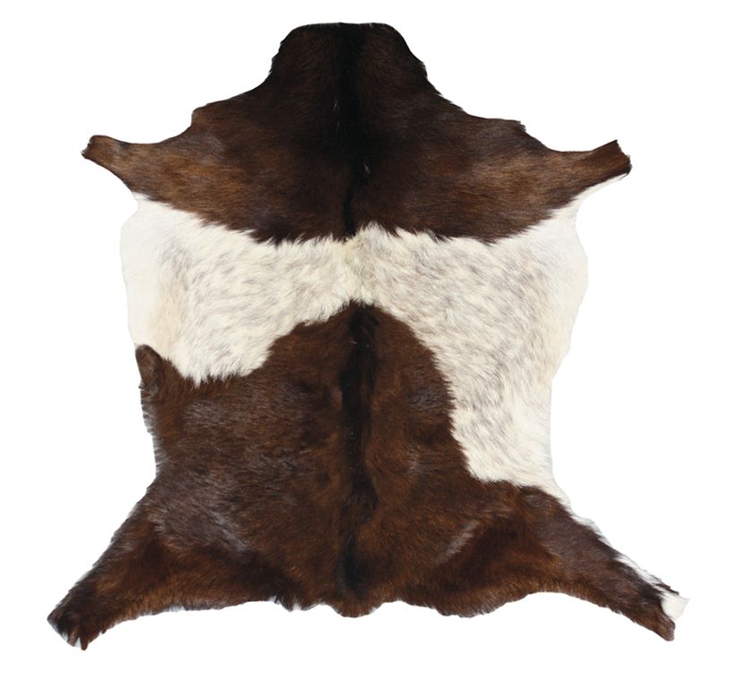 Tapis CHEVRE Maison Tergus, peau de bête  pays, dim 0.90 x 1.20 m