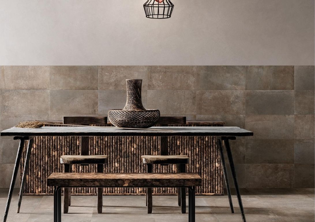 Carrelage STONE, aspect pierre gris, dim 60.00 x 120.00 cm