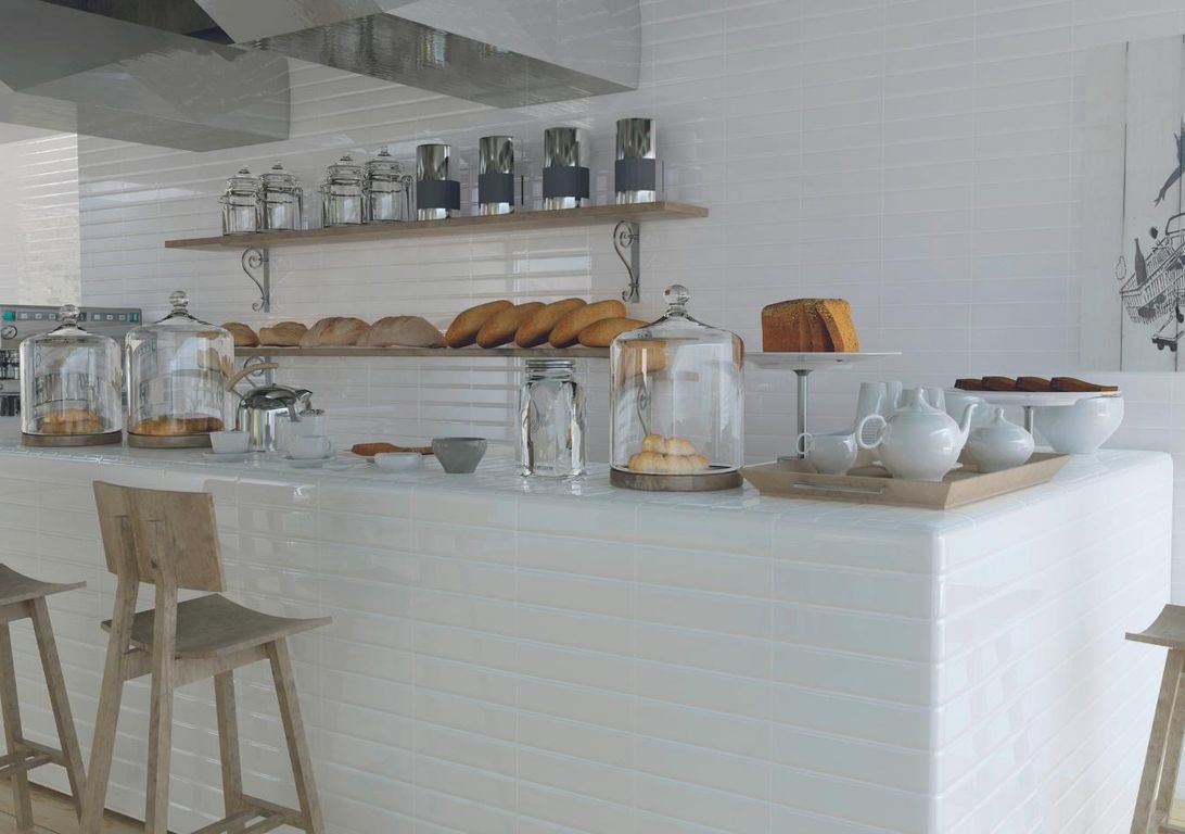 Faïence CASABLANCA, aspect zellige, dim 7.50 x 30.00 cm