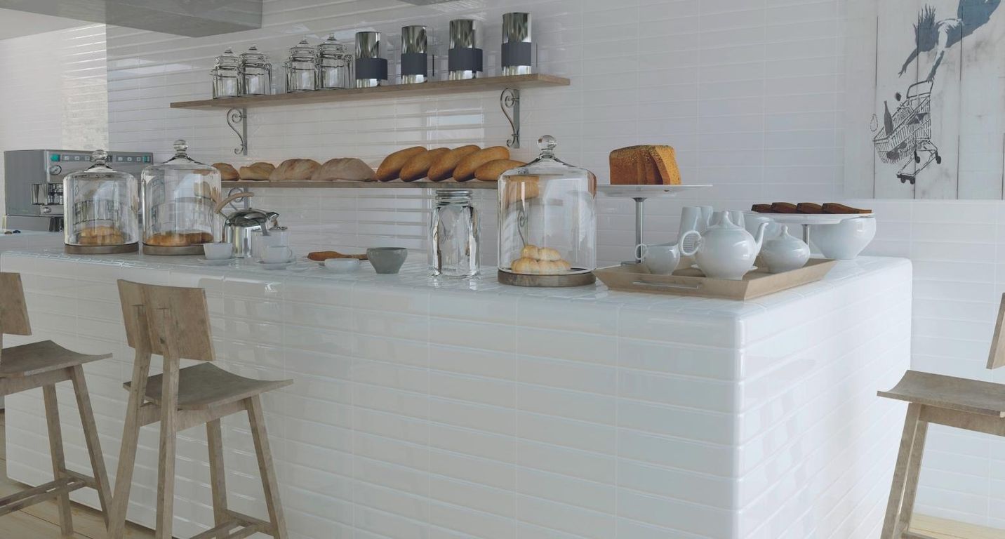 Faïence CASABLANCA, aspect zellige, dim 7.50 x 30.00 cm