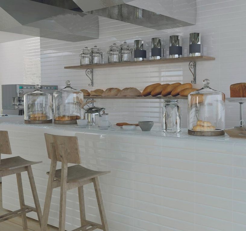 Faïence CASABLANCA, aspect zellige, dim 7.50 x 30.00 cm