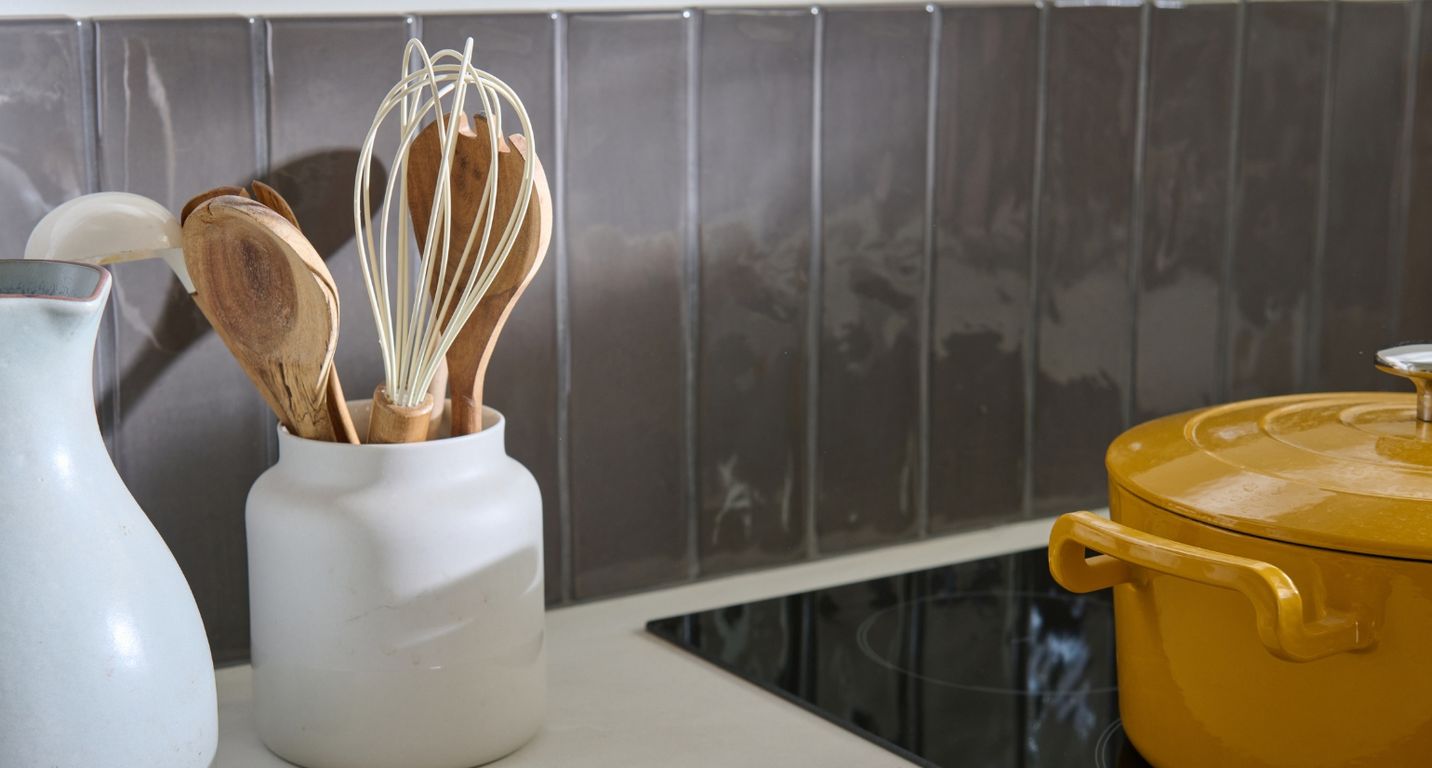 Faïence CASABLANCA, aspect zellige, dim 7.50 x 30.00 cm