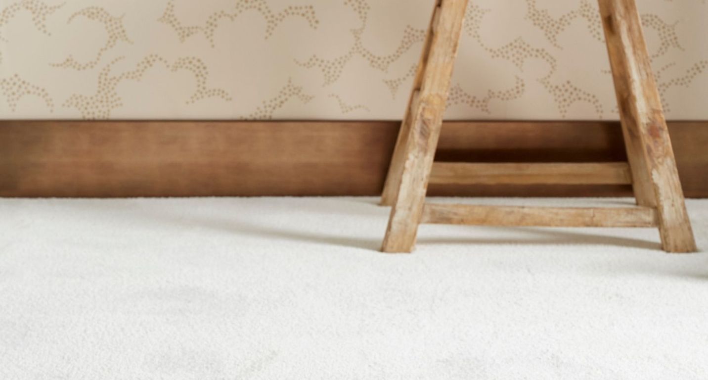 Moquette velours CARESSE, col blanc, rouleau 4.00 m