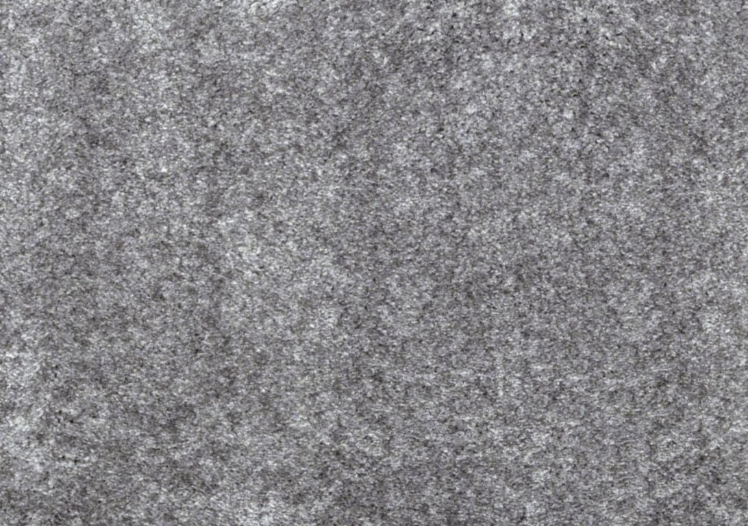 Moquette velours CARESSE, col gris acier, rouleau 4.00 m