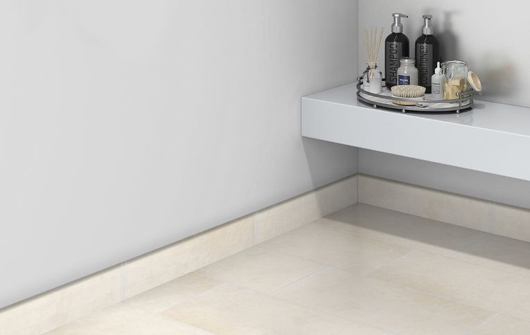 Plinthe carrelage PL RODEO,  beige , h 7.00 x L 60.00 cm