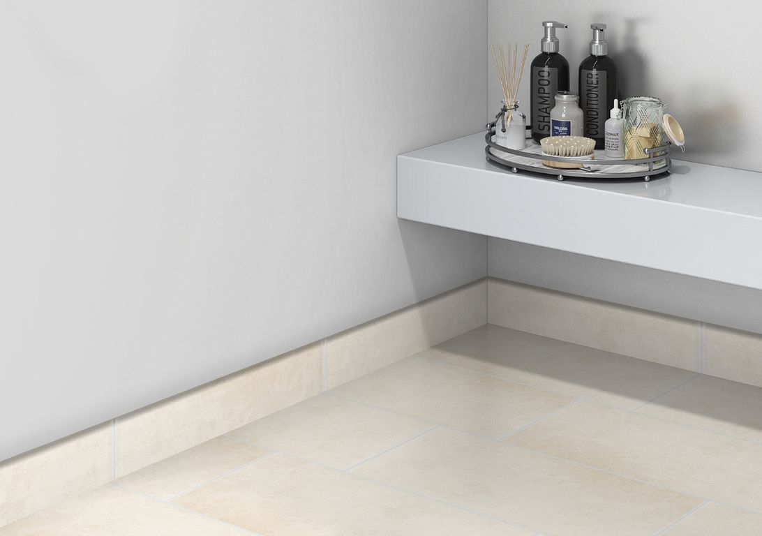 Plinthe carrelage PL RODEO,  beige , h 7.00 x L 60.00 cm