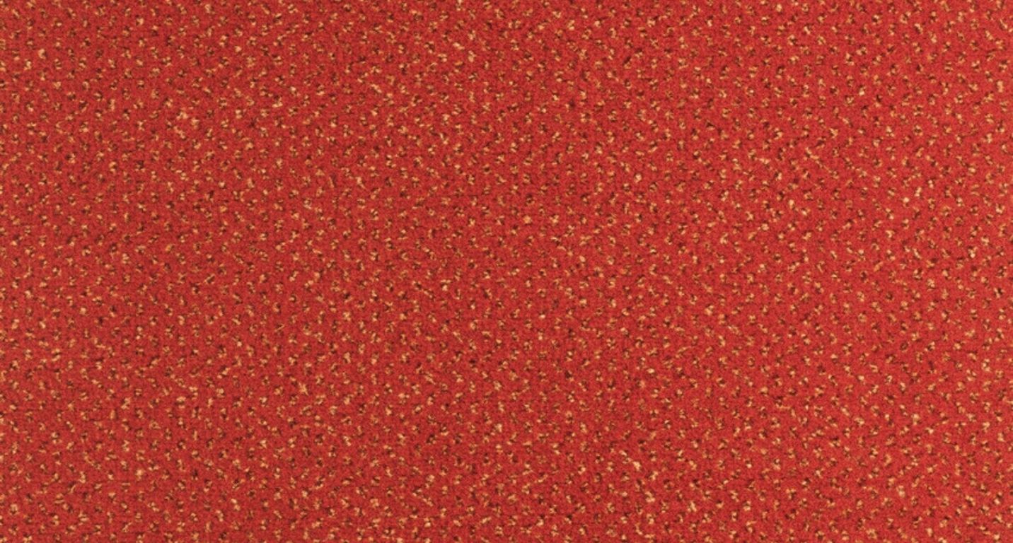 Moquette imprimée NIAGARA, col coquelico, rouleau 4.00 m