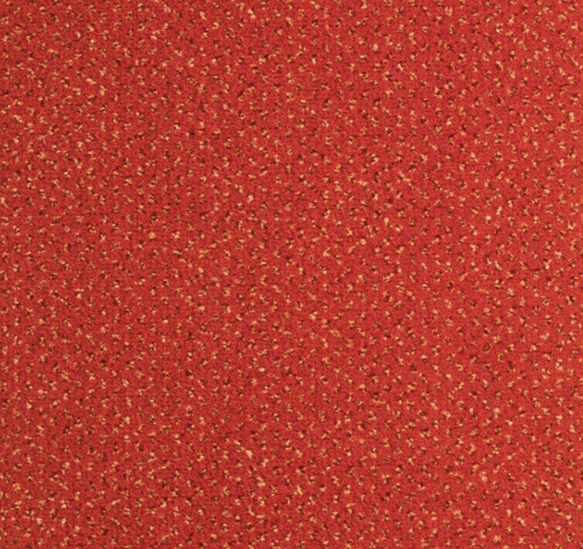 Moquette imprimée NIAGARA, col coquelico, rouleau 4.00 m