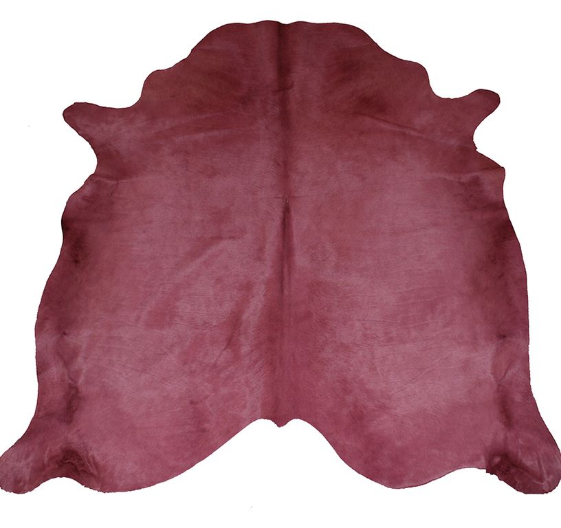 Tapis VACHE TEINTEE Maison Tergus, peau de bête  rose, dim 1.90 x 2.10 m