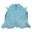 Tapis VACHE TEINTEE Maison Tergus, peau de bête  turquoise, dim 1.90 x 2.10 m
