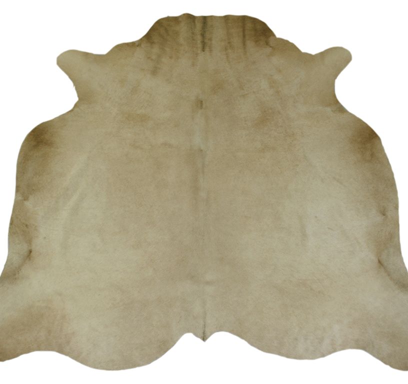 Tapis VACHE TEINTEE Maison Tergus, peau de bête  beige, dim 1.90 x 2.10 m