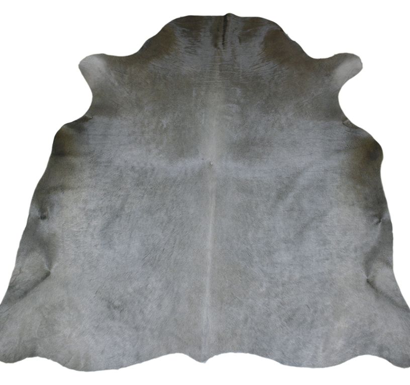 Tapis VACHE TEINTEE Maison Tergus, peau de bête  gris, dim 1.90 x 2.10 m