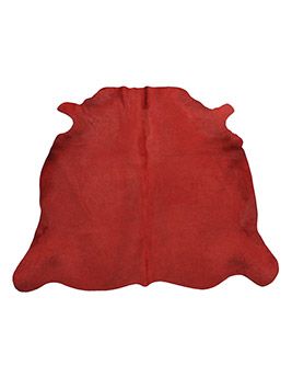 Tapis VACHE TEINTEE Tergus,   rouge, dim 1.90 x 2.10 m
