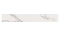 Plinthe PL CARRARE POLI, aspect marbre blanc, h 7.00 x L 60.00 cm