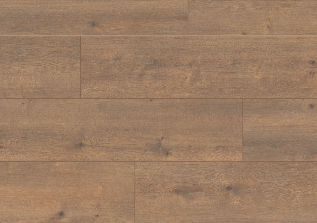 Sol stratifié EASYLIFE LEGEND 2 Easylife, aspect Bois Chêne marron, lame 19.20 x 126.10 cm