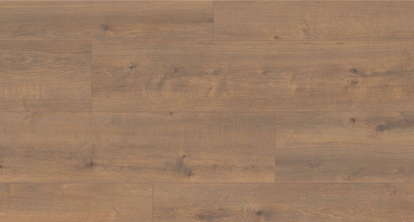 Sol stratifié EASYLIFE LEGEND 2 Easylife, aspect Bois Chêne marron, lame 19.20 x 126.10 cm