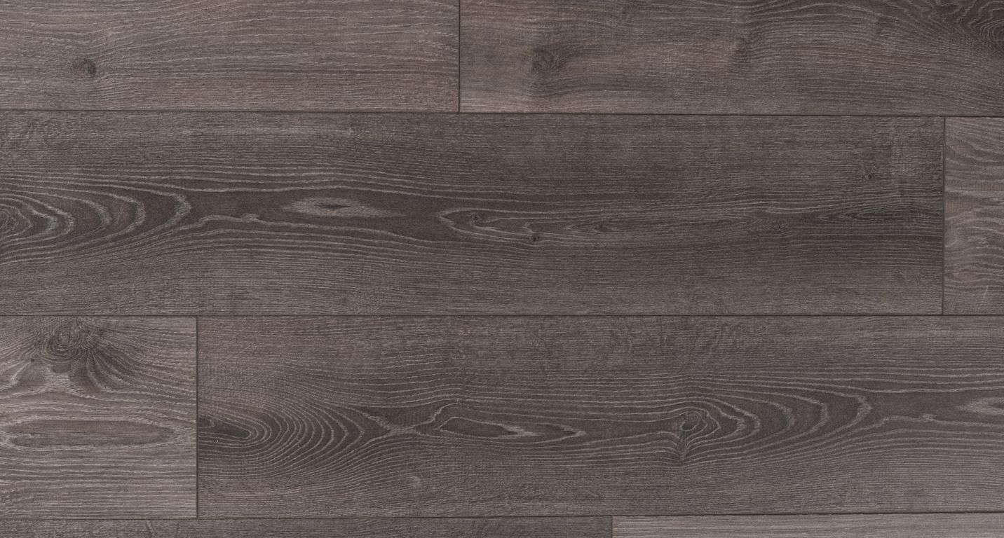 Sol stratifié EASYLIFE LEGEND 2 HYDRO Easylife, aspect Bois Chêne gris foncé, lame 19.10 x 137.50 cm