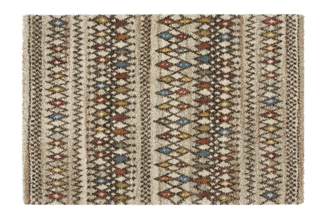 Tapis MEHARI , ethnique  multi