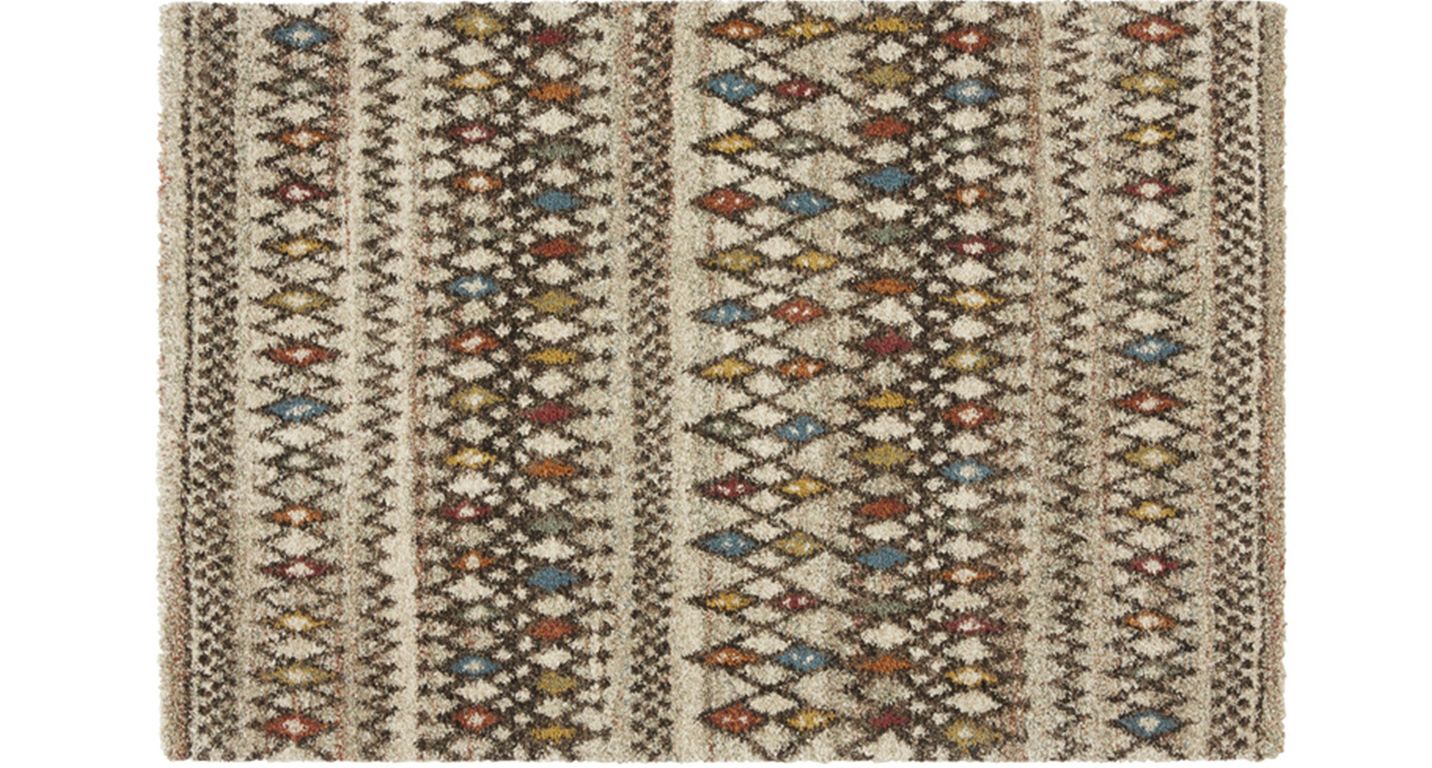 Tapis MEHARI , ethnique  multi