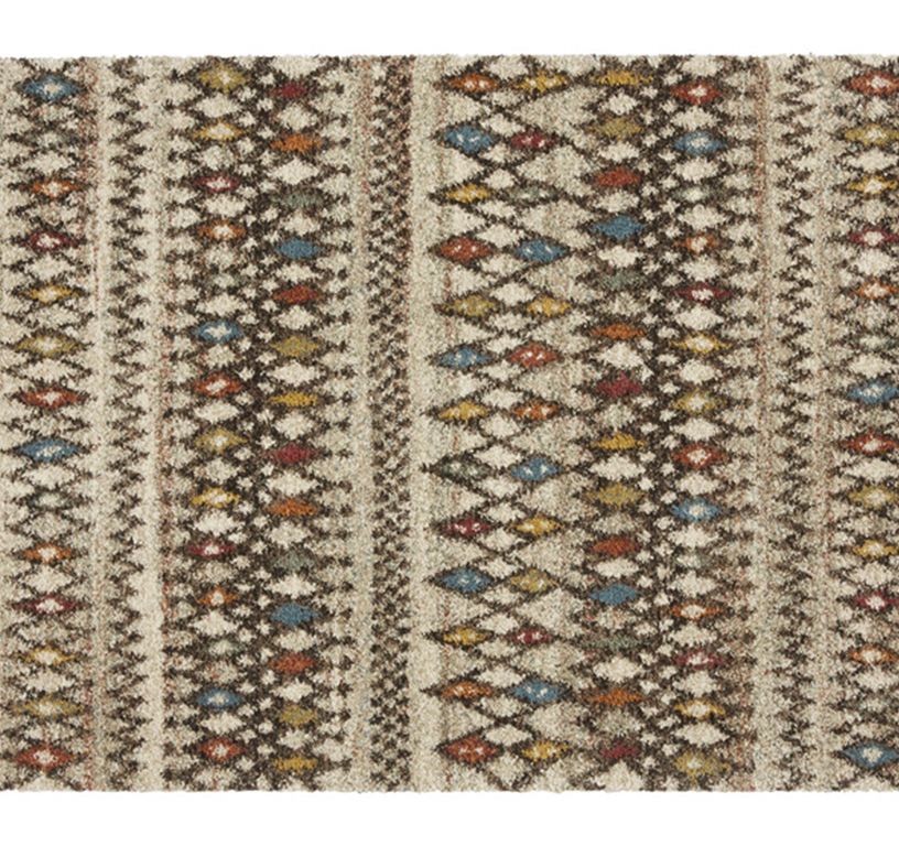 Tapis MEHARI , ethnique  multi