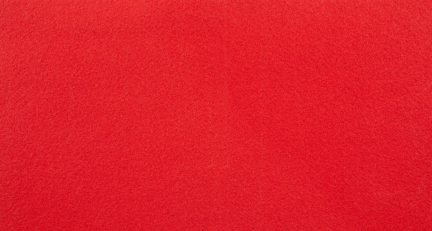 Moquette aiguilletée BRAISE NEW 2.02M, col ROUGE, rouleau 2.02 m