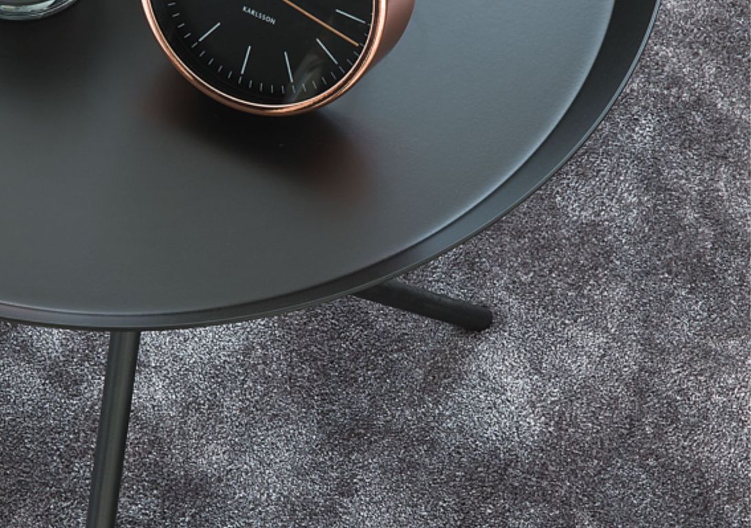 Moquette velours SEDUCTION4, col anthracite , rouleau 4.00 m