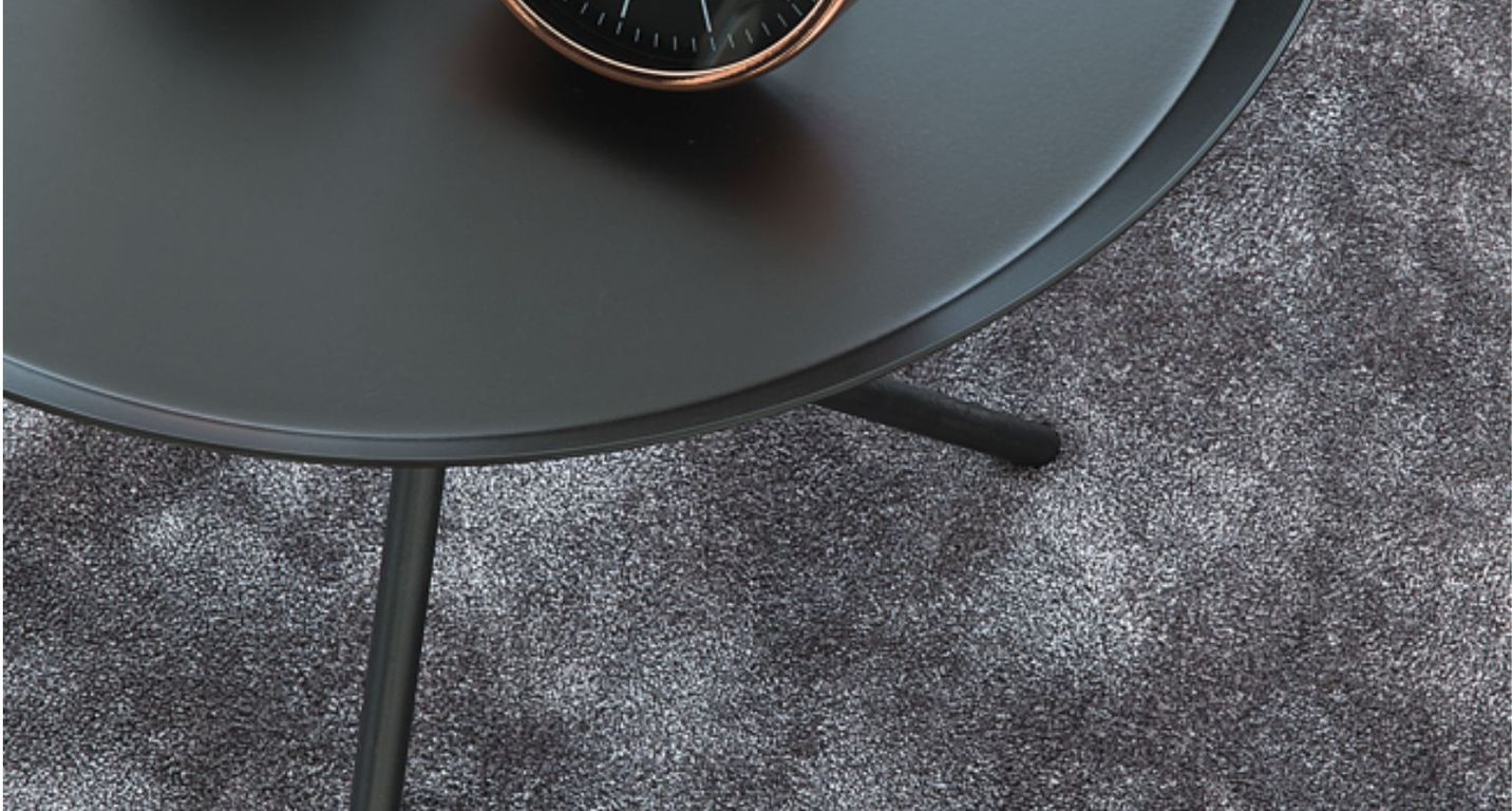 Moquette velours SEDUCTION4, col anthracite , rouleau 4.00 m