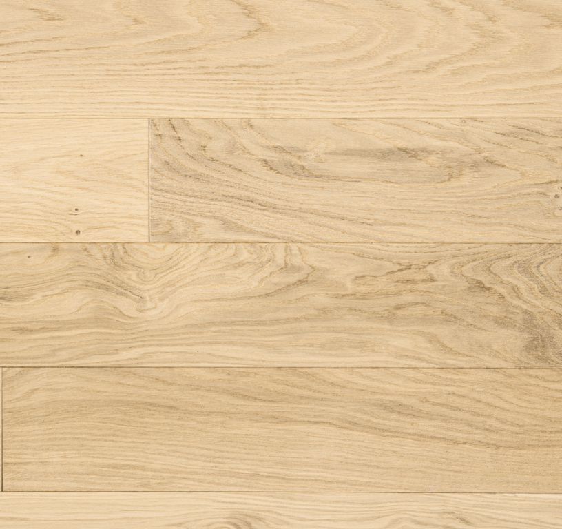 Parquet massif MASSIF 130 CHENE AUTHENTIQUE , chêne naturel, verni, larg. 13.00 cm