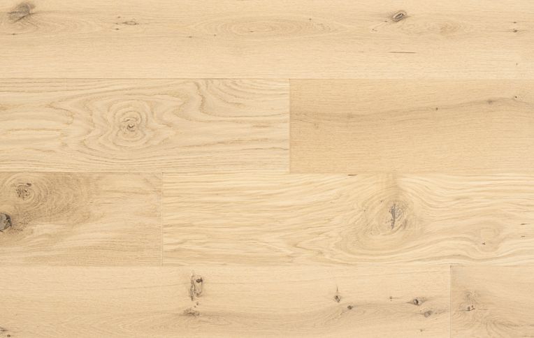 Parquet massif MASSIF 130 CHENE AUTHENTIQUE , chêne naturel, brut, larg. 13.00 cm