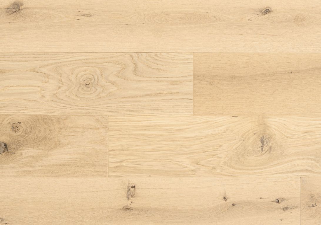 Parquet massif MASSIF 130 CHENE AUTHENTIQUE , chêne naturel, brut, larg. 13.00 cm