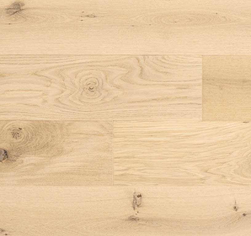 Parquet massif MASSIF 130 CHENE AUTHENTIQUE , chêne naturel, brut, larg. 13.00 cm