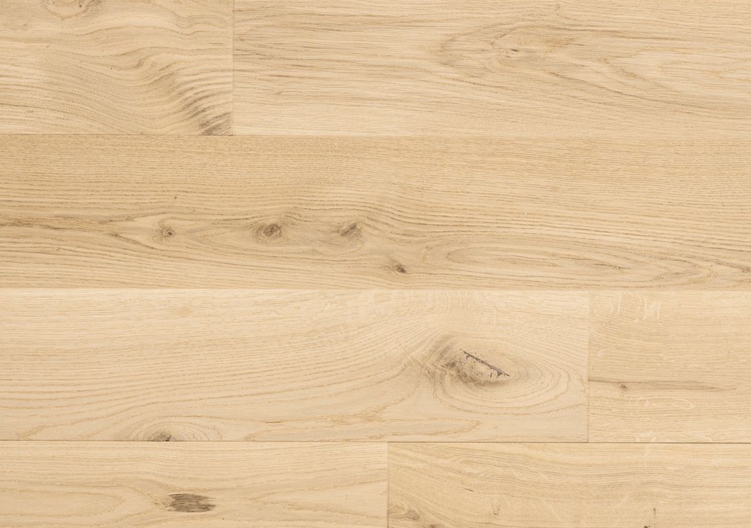 Parquet massif MASSIF 150 CHENE AUTHENTIQUE , chêne naturel, brut, larg. 15.00 cm