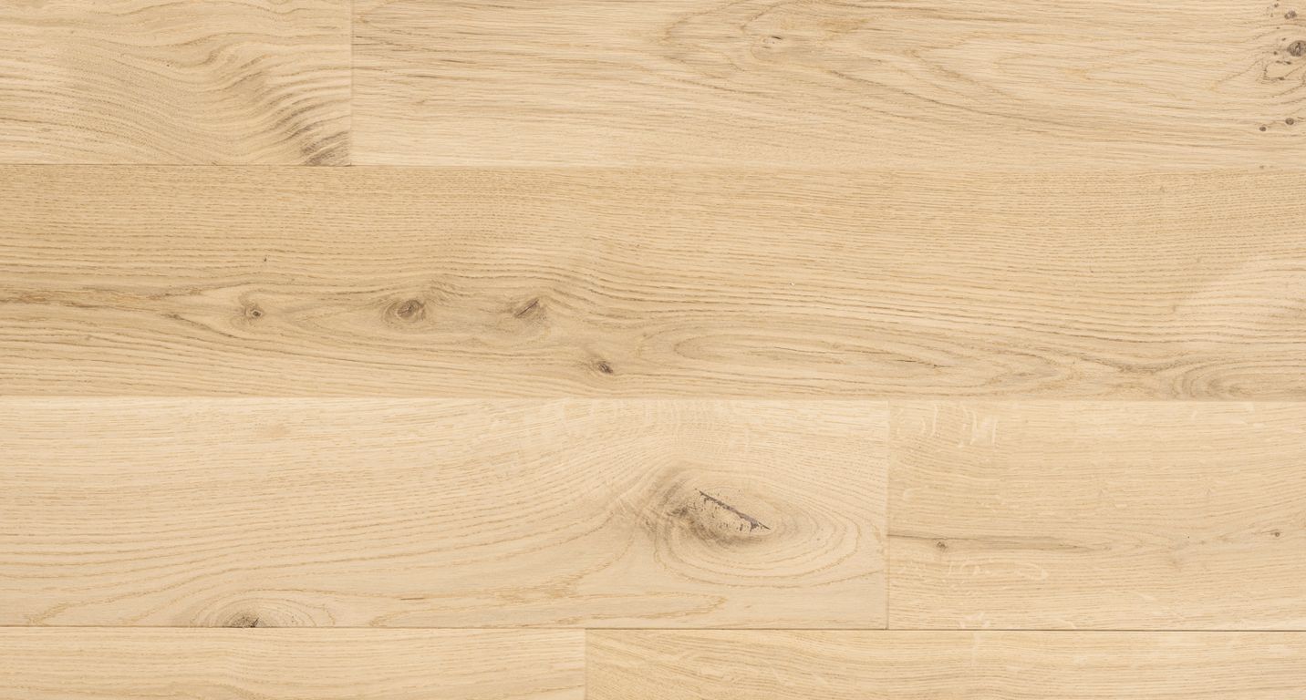 Parquet massif MASSIF 150 CHENE AUTHENTIQUE , chêne naturel, brut, larg. 15.00 cm