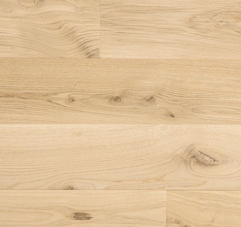 Parquet massif MASSIF 150 CHENE AUTHENTIQUE , chêne naturel, brut, larg. 15.00 cm