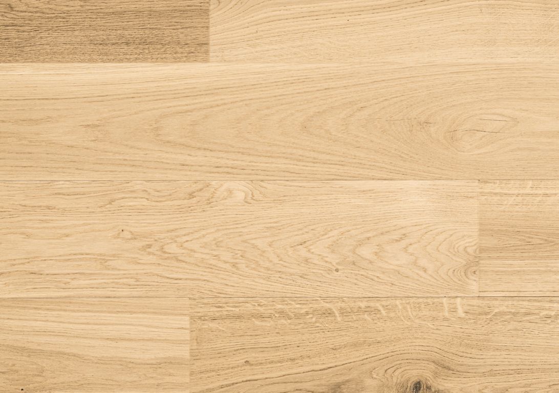 Parquet massif MASSIF 170 CHENE AUTHENTIQUE , chêne marron clair, verni, larg. 17.00 cm