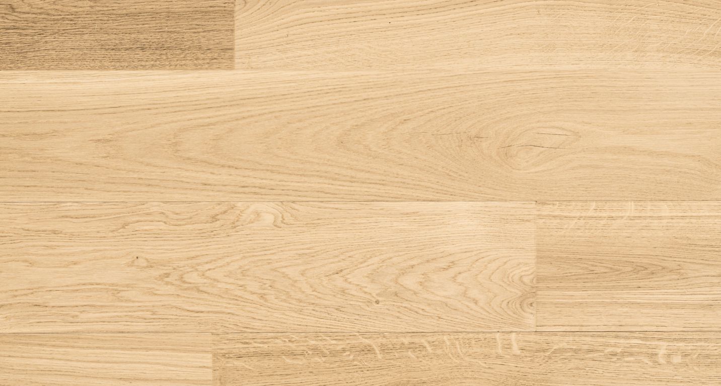 Parquet massif MASSIF 170 CHENE AUTHENTIQUE , chêne marron clair, verni, larg. 17.00 cm