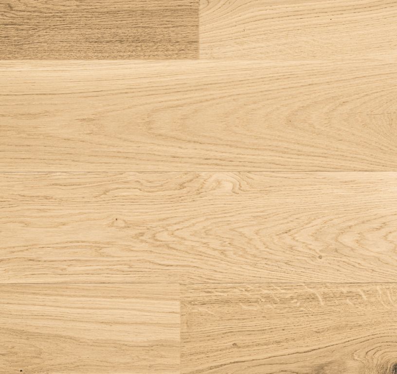 Parquet massif MASSIF 170 CHENE AUTHENTIQUE , chêne marron clair, verni, larg. 17.00 cm