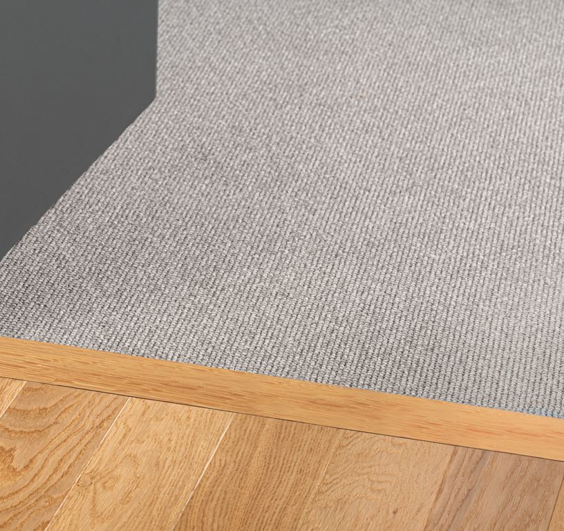 Profilé multi fonction SEUIL 3EN1 PALACE (livré avec rail, fiches, vis et couteau)Lamett, mdf placage bois, décor chêne naturel, l.6.28 x L. 215.00 cm