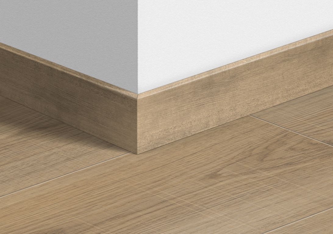 Plinthe  , Mdf, décor Bois chêne naturel, h.5.80 x L. 240.00 cm