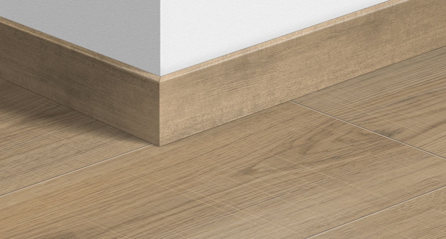 Plinthe  , Mdf, décor Bois chêne naturel, h.5.80 x L. 240.00 cm