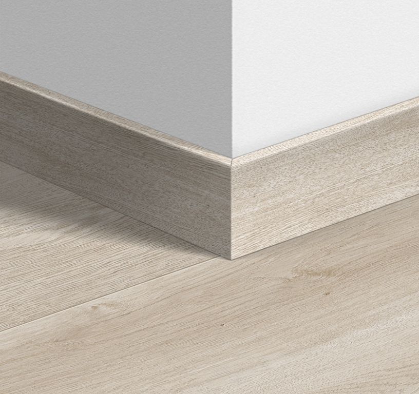 Plinthe  , Mdf, décor Bois chêne blanchi, h.5.80 x L. 240.00 cm