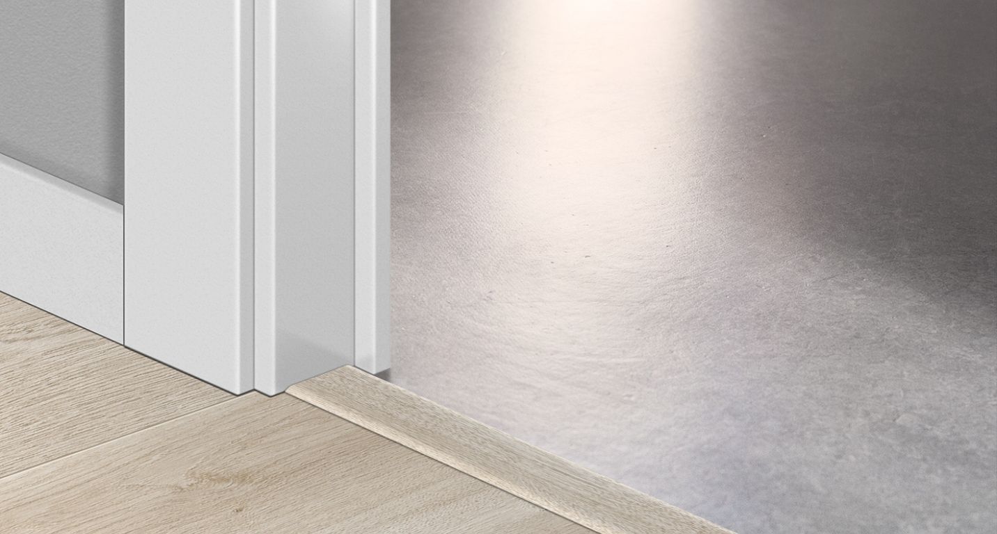 Profilé multi fonction SEUIL LEGEND2 , mdf, décor chêne blanchi, l.4.80 x L. 215.00 cm