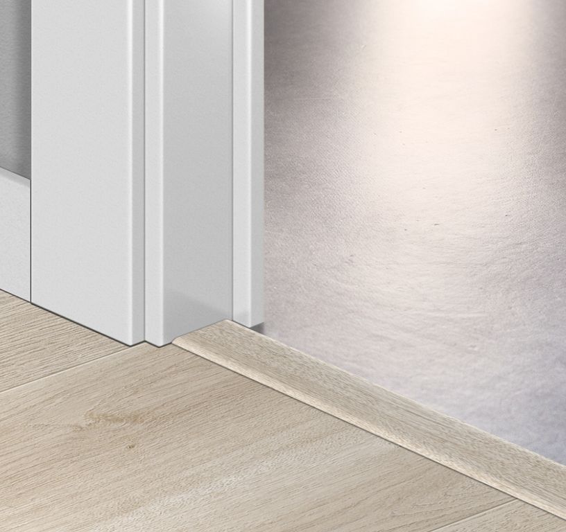 Profilé multi fonction SEUIL LEGEND2 , mdf, décor chêne blanchi, l.4.80 x L. 215.00 cm