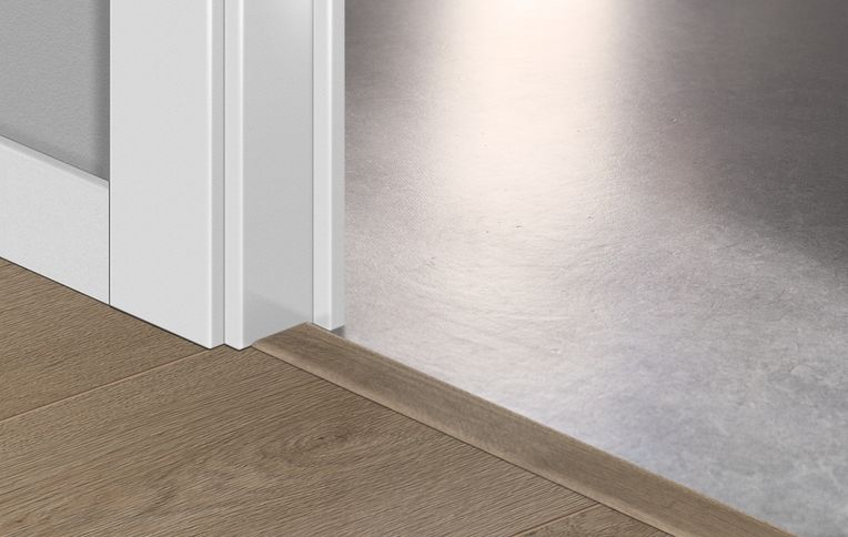 Profilé multi fonction SEUIL LEGEND2 , mdf, décor chêne grège, l.4.80 x L. 215.00 cm