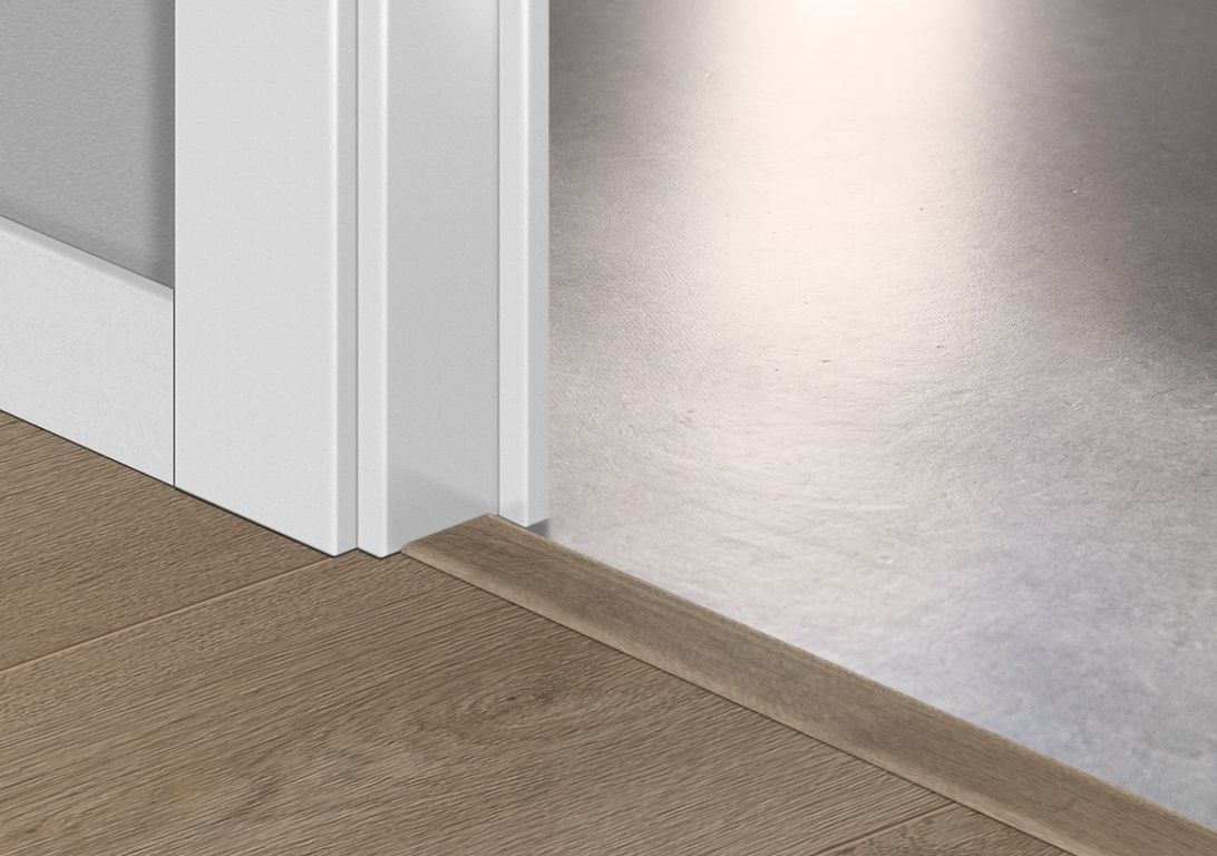 Profilé multi fonction SEUIL LEGEND2 , mdf, décor chêne grège, l.4.80 x L. 215.00 cm